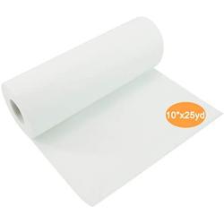 New brothread Tear Away Machine Embroidery Stabilizer Backing 10" x 25 Yd roll - Medium Weight 1.8 oz - Cut into Variable Sizes - for Machine Embroidery and Hand Sewing