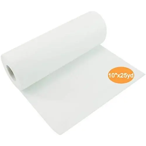 New brothread Tear Away Machine Embroidery Stabilizer Backing 10" x 25 Yd roll - Medium Weight 1.8 oz - Cut into Variable Sizes - for Machine Embroidery and Hand Sewing