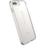 Speck Products GemShell Cell Phone Case for iPhone 8 Plus/7 Plus/6S Plus - Clear with Gold Glitter/Clear