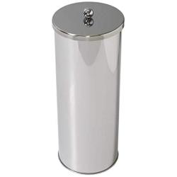 Zenna Home 7666ST,  Toilet Paper Canister, Chrome