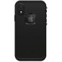 Lifeproof FRĒ SERIES Waterproof Case for iPhone XR - Retail Packaging - ASPHALT (BLACK/DARK GREY)