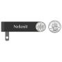 Nekmit Dual Port Ultra Thin Flat USB Wall Charger with Smart IC, Black