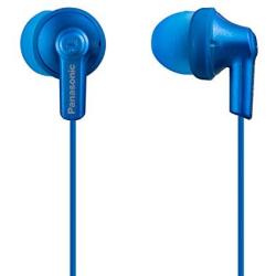 Panasonic ErgoFit in-Ear Earbud Headphones RP-HJE120-AA (Metallic Blue) Dynamic Crystal-Clear Sound, Ergonomic Comfort-Fit