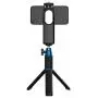 SIRUI VK-2K Handheld Gimbal Stabilizer and Selfie Stick Black, Compatible with Most Smartphones, with Fill Light, Mirror and Bluetooth Connecting