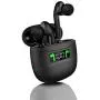 Bluetooth 5.2 True Wireless Earbuds Headphone with Led Display Charging Case Waterproof Earbuds 40 Hours Playtime Built-in Microphone Earbuds HiFi Premium Sound with Noise Cancelling for Sport,Black