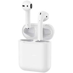 Wireless Earbuds Bluetooth Headphones,Bluetooth 5.0 Auto Pairing in-Ear Headphones with Portable Case Wireless Charging Case (White) 76