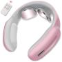 Intelligent Neck Massager with Heated, 4D Smart Cordless Electric Massage Equipment 3 Modes and 15 Speeds for Office, Home,Travel, Gifts for Women Men Dad Mom