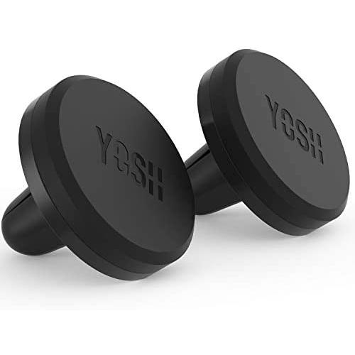 YOSH Magnetic Car Phone Mount(Pack of 2) Universal Phone Holder for Car 360° Rotating Magnet Mount Cradle for Cell Phone Compatible with iPhone 11 Pro Xs X XR 8 7 Samsung Galaxy S20 S10 Moto G8 Xperia