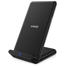 Anker Wireless Charger, PowerPort Wireless 5 Stand, Qi-Certified, Compatible iPhone 11, 11 Pro, 11 Pro Max, XR, XS Max, XS, X, 8, 8 Plus, Samsung Galaxy S20 S10 S9 S8, Note 10 Note 9 (No AC Adapter)