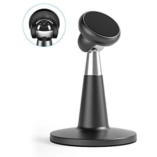 [Upgraded] Magnetic Cell Phone Stand for Desk, SUPERONE Desktop Phone Holder Compatible with iPhone 11 Pro Xs Xs Max Xr X 8 7 6, Samsung, Google Pixel and More