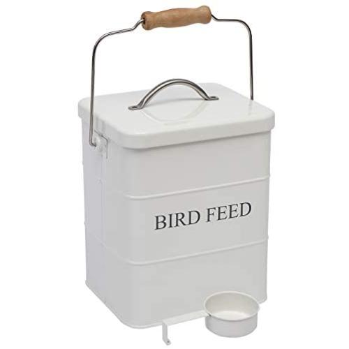 Geyecete Bird Feeder,Bird Food Jar Pet Food Storage Airtight Food Storage Container