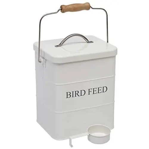 Geyecete Bird Feeder,Bird Food Jar Pet Food Storage Airtight Food Storage Container Geyecete Bird Feeder,Bird Food Jar Pet Food Storage Airtight Food Storage Container