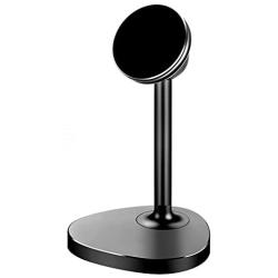 Sakula Magnetic Mount Tabletop Holder, Cell Phone Desk Stands 360 Rotation Hands Free Magnetic Phone Stand Black