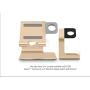 Apple Watch Stand-Tranesca Apple Watch Charging Stand for Series 4 / Series 3 / Series 2 / Series 1; 38mm/40mm/42mm/44mm Apple Watch- Gold