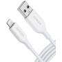 iPhone Charger, Anker Powerline III Lightning Cable 6 Foot iPhone Charger Cord MFi Certified for iPhone 11 Pro Max, 11 Pro, X, Xs, Xr, Xs Max, 8, 7, 6 and More, Ultra Durable (White, Upgraded) iPhone Charger, Anker Powerline III Lightning Cable 6 Foot iPhone Charger Cord MFi Certified for iPhone 11 Pro Max, 11 Pro, X, Xs, Xr, Xs Max, 8, 7, 6 and More, Ultra Durable (White, Upgraded)