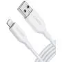 iPhone Charger, Anker Powerline III Lightning Cable 6 Foot iPhone Charger Cord MFi Certified for iPhone 11 Pro Max, 11 Pro, X, Xs, Xr, Xs Max, 8, 7, 6 and More, Ultra Durable (White, Upgraded)