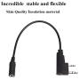 Retevis 2 Pin to 3.5mm Earpiece Adapter Cable 2 Way Radio Headset Adapter for Baofeng BF-888S RT21 RT22 H-777 RT7 RT27 Walkie Talkies (5 Pack) Retevis 2 Pin to 3.5mm Earpiece Adapter Cable 2 Way Radio Headset Adapter for Baofeng BF-888S RT21 RT22 H-777 RT7 RT27 Walkie Talkies (5 Pack)