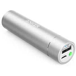 Anker PowerCore+ mini 3350mAh Lipstick-Sized Portable Charger (3rd Generation, Premium Aluminum Power Bank) One of the Most Compact External Batteries