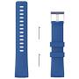 KingAcc Compatible Replacement Bands for Fitbit Versa, Soft Silicone Fitbit Versa Band, Metal Buckle Sport Wristband Strap Women Men Large Small White, Black, Peach, Gray