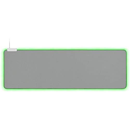 Razer Goliathus Extended Chroma Gaming Mouse Pad: Customizable Chroma RGB Lighting - Soft, Cloth Material - Balanced Control & Speed - Non-Slip Rubber Base - Mercury White