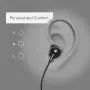 Panasonic ErgoFit Earbud Headphones with Microphone and Call Controller Compatible with iPhone, Android and Blackberry - RP-TCM125-K - In-Ear (Black), Earpads S/M/L Panasonic ErgoFit Earbud Headphones with Microphone and Call Controller Compatible with iPhone, Android and Blackberry - RP-TCM125-K - In-Ear (Black), Earpads S/M/L