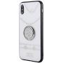 Cell Phone Finger Ring Holder, GREATQIQI Bling Crystals Phone Kickstand, 360° Rotation Metal Ring Grip Stand for Phones and Tablets (Silver)