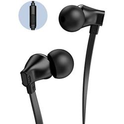 Earbuds with Microphone, Vogek Earphones Noise Isolating, in-Ear Headphones with HiFi Stereo & Powerful Bass 3.5mm Interface Compatible with iPhone and Android Smartphones, iPod, iPad, MP3 Player