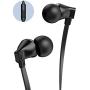 Earbuds with Microphone, Vogek Earphones Noise Isolating, in-Ear Headphones with HiFi Stereo & Powerful Bass 3.5mm Interface Compatible with iPhone and Android Smartphones, iPod, iPad, MP3 Player
