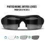 Bertoni Prescription Sport Sunglasses Sport Goggles with Optical Clip Adapter for RX - Interchangeable Arms/Strap - cod. 399