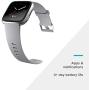 Fitbit Versa Smart Watch, Gray/Silver Aluminium, One Size (S & L Bands Included) (Renewed)
