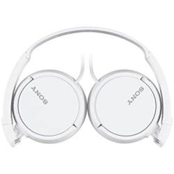 Sony ZX Series Wired On-Ear Headphones, White (MDRZX110/WHI)