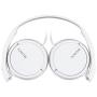 Sony ZX Series Wired On-Ear Headphones, White (MDRZX110/WHI)