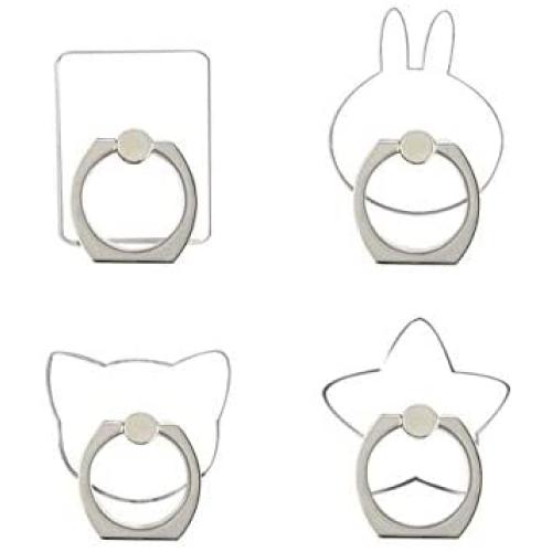 Transparent Cell Phone Ring Holder Kickstand,360 Rotation Clear Cell Phone Finger Ring Grip Stand for Almost All Phones,Pad Tablet