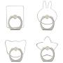 Transparent Cell Phone Ring Holder Kickstand,360 Rotation Clear Cell Phone Finger Ring Grip Stand for Almost All Phones,Pad Tablet
