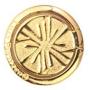 Lilly Pulitzer Cell Phone Gold Metal Stability Tech Ring, Citrus