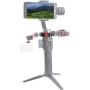 AFVO Ring Clamp with Cold Shoe for Zhiyun Smooth 4 Applied to Microphone LED Light