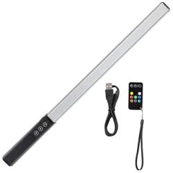 EBTOOLS 3000K/5750K Dimming 204LED Fill Light, RGB Colorful Light Video Lamp USB Port 12 Levels Brightness Adjustable