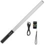EBTOOLS 3000K/5750K Dimming 204LED Fill Light, RGB Colorful Light Video Lamp USB Port 12 Levels Brightness Adjustable