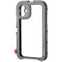 ULANZI Aluminum Video Cage for iPhone 11, Protective Smartphone Vlog Frame Housing Rig w Lens Adapter / 1/4 Tripod Screw/ 2 Cold Shoe Mounts for Microphone LED Video Light for iPhone 11 Vlogging