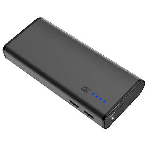 BONAI Portable Charger, Power Bank 10,000mAh External Battery Pack with Flashlight Compatible iPhone X 8 6 7 Plus 6s 8 iPad Samsung Galaxy S8 S7 Note 8 Phone Smartphones Tablet - Black