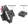 AFVO Ring Hot Shoe Adapter for DJI Osmo Mobile 3, Osmo Mobile 2 and Osmo Mobile 1, Adapter for Microphone and LED Light