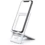 UGREEN Cell Phone Stand for Desk Adjustable Phone Holder Dock Compatible for iPhone 11 Pro Max XS XR 8 Plus 6 7 6S Smartphone, Foldable and Portable (White)
