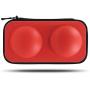Portable Carrying Case for Nintendo Poke Ball Plus Switch Controller, Accessory for Pokémon Lets Go Pikachu Eevee Game for Nintendo Switch or Smartphone, Red and White