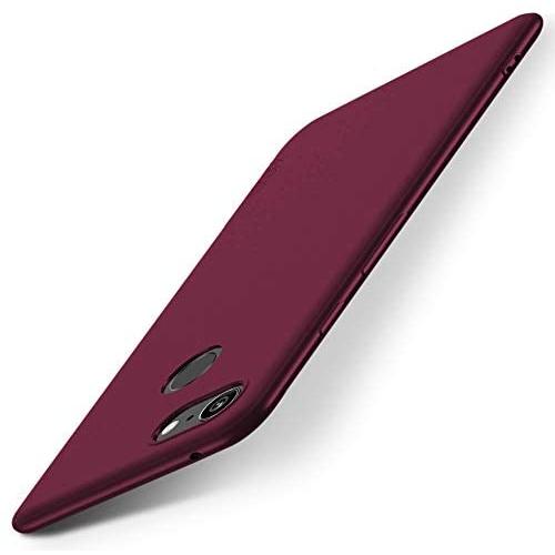 X-level Google Pixel 3 Case, Mobile Phone Case [Guardian Series] Soft TPU Matte Finish Slim Fit Ultra Thin Light Protective Cell Phone Back Cover for Google Pixel 3-WineRed