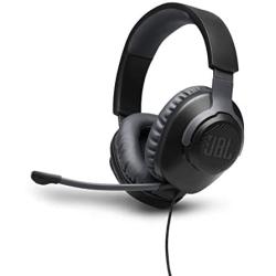 JBL Quantum 100 - Wired Over-Ear Gaming Headphones - Black