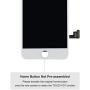 for iPhone 8 Screen Replacement, LCD Display 3D Touch Screen Digitizer Full Assembly with Proximity Sensor, Ear Speaker and Front Camera (Screen Replacement for iPhone 8 White)