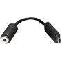 Movo GMA100 3.5mm Female Microphone Adapter Cable to fit the GoPro HERO3, HERO3+ and HERO4 Black, White or Silver Editions (NOT COMPATIBLE WITH OTHER VERSIONS)