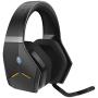 Alienware Wireless Gaming Headset–Aw988 –7.1 Surround Sound- RGB Alienfx -Boom Noise-Cancelling Mic -sports Fabric Earcups -Works W/ PS4, Xbox One, Nintendo Switch & Mobile Devices Via 3.5mm Connector