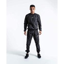 BOXRAW Hagler Professional Sauna Suit Top & Bottoms Non Rip Weight Loss Sweat Suit Boxing MMA Training Gym