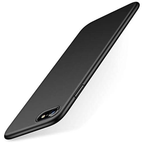 TORRAS Slim Fit iPhone SE 2020 Case/iPhone 7 Case/iPhone 8 Case, Full Protective Anti-Scratch Phone Case Compatible with iPhone SE Case (2nd)/iPhone 7/8, Space Black